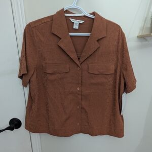 BNWT Athleta Tan Echo Top